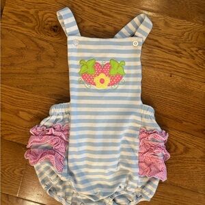 Stitchy Fish 2T/3T Bubble Romper